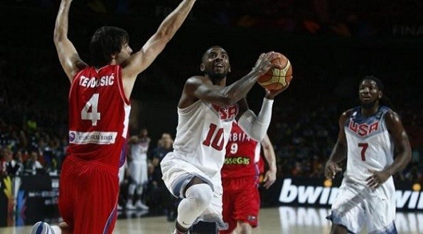 USA Serbia basket