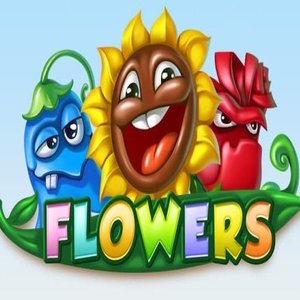 Flowers slot logo