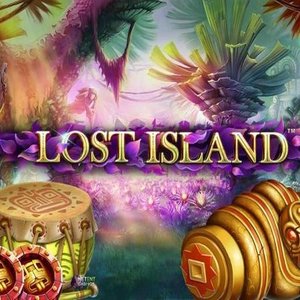 Lost island slot logo