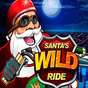 Santas wild ride slot logo