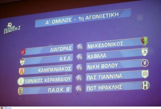 σουπερ λιγκ 2 προγραμμα ομιλοι superleague 2