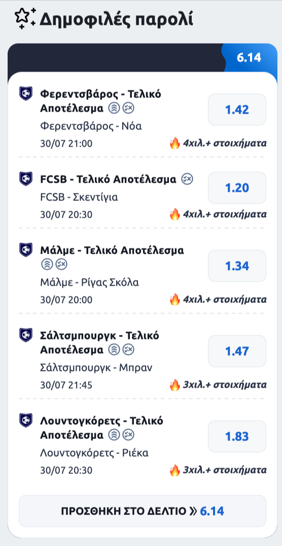 stoiximan στοιχιμαν στοιχημαν τσαμπιονς λιγκ champions league προγνωστικα στοιχημα παρολι