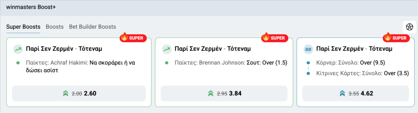 winmasters γουινμαστερς προγνωστικα στοιχημα προσφορες