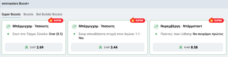 τσαμπιονσιπ β γερμανιας προγνωστικα στοιχημα αποδοσεις προσφορες winmasters γουινμαστερς