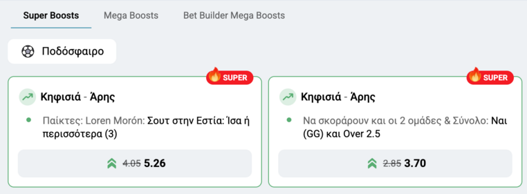 winmasters γουινμαστερς προγνωστικα στοιχημα αποδοσεις προσφορες