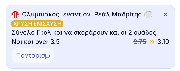 elabet ελαμπετ ελαβετ προγνωστικα στοιχημα αποδοσεις προσφορες