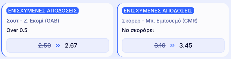 elabet ελαμπετ ελαβετ προγνωστικα στοιχημα αποδοσεις προσφορες