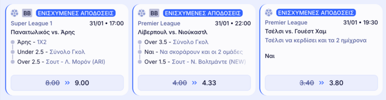 elabet ελαμπετ ελαβετ προγνωστικα στοιχημα αποδοσεις προσφορες