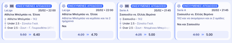 elabet ελαμπετ ελαβετ προγνωστικα στοιχημα αποδοσεις προσφορες