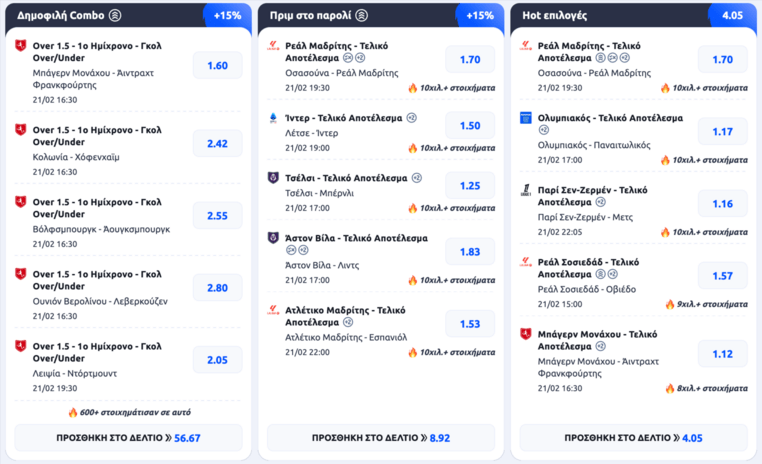 stoiximan στοιχιμαν στοιχημαν προγνωστικα στοιχημα προσφορες