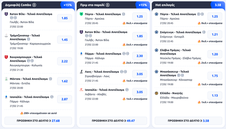 stoiximan στοιχιμαν στοιχημαν προγνωστικα στοιχημα προσφορες