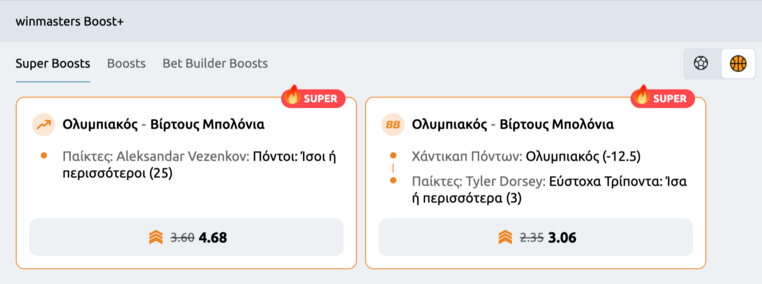 winmasters γουινμαστερς προγνωστικα στοιχημα αποδοσεις προσφορες