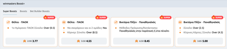 winmasters γουινμαστερς προγνωστικα στοιχημα αποδοσεις προσφορες